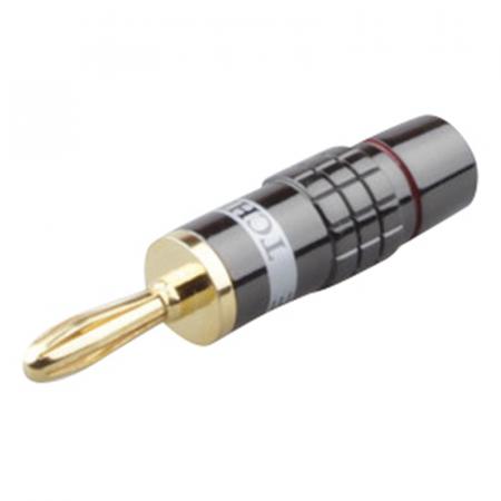 Разъем Tchernov Cable Banana Plug Classic V2 / ID: 9 mm red