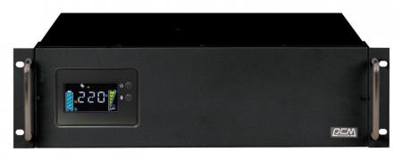 Блок бесперебойного питания Powercom King Pro RM KIN-2200AP LCD Black