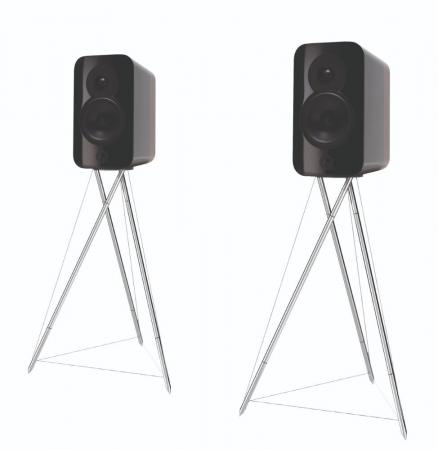 Полочная акустика Q-Acoustics Concept 300 (QA2730) Gloss Black & Rosewood
