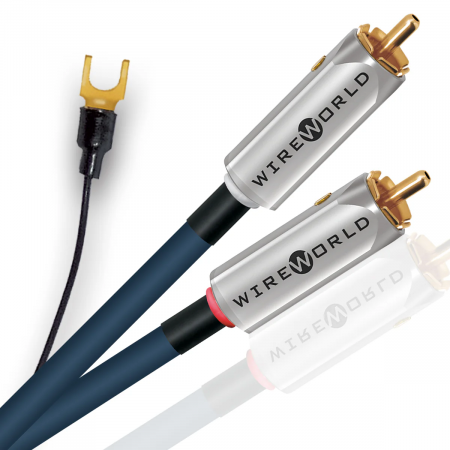 Кабель для тонарма Wire World Luna 10 Tonearm Angle DIN to RCA (LUT1.5M-A-10) 1.5m