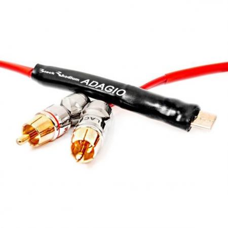Межблочный кабель Black Rhodium ADAGIO USB-C - 2 RCA 3 m