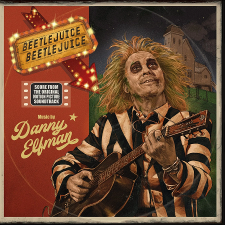 Виниловая пластинка OST - Beetlejuice Beetlejuice (Danny Elfman) (Hand Poured Pink & Violet Vinyl LP)