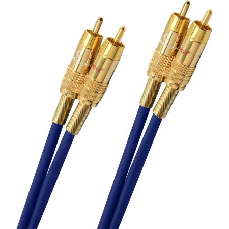 Кабель межблочный аудио Oehlbach PERFORMANCE NF 1 Master Set 1 x 5,0m blue, (D1C2038)