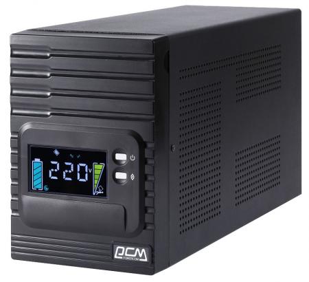 Блок бесперебойного питания Powercom Smart King Pro+ SPT-1000-II LCD Black
