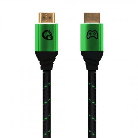 HDMI кабель Oehlbach EXCELLENCE Gaming UHD Ultra High-Speed HDMI 2.1b cable 3.0 m Green / Black