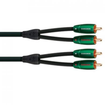 Кабель межблочный аудио AudioQuest Evergreen 2RCA-2RCA, 12.0 м