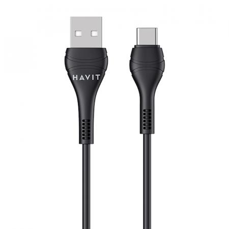 USB кабель HAVIT CB6161 USB-C - USB-A BK 1m