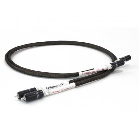 Кабель межблочный аудио Tellurium Q Silver Diamond RCA 3.0m