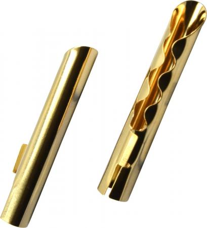 Разъем Oehlbach BananaTube ax. 4 mm2, gold 10pc (D1C3005)