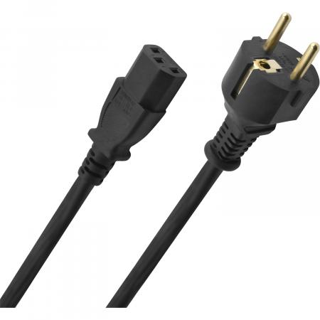 Сетевой кабель Oehlbach PERFORMANCE Powercord C13, 1.5m black (D1C17040)