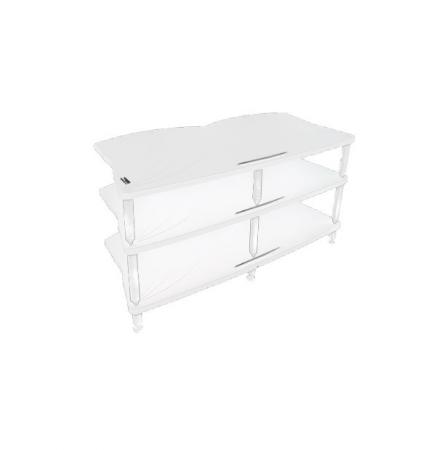 Модуль стойки под Hi-Fi Bassocontinuo CYMBALON 2.1 Inside White 140 mm (ножки белые)