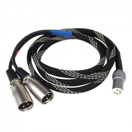 Кабель EAT Tonearm cable silver 5-pin - 2XLR 1,85 m