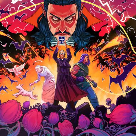 Виниловая пластинка OST - Vampire Survivors (Blood Splatter Red Vinyl 2LP)