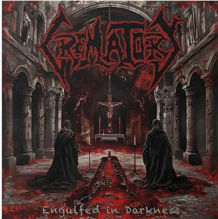 Виниловая пластинка Crematory - Engulfed in Darkness (EP) (Dark Red Marbled Vinyl LP)