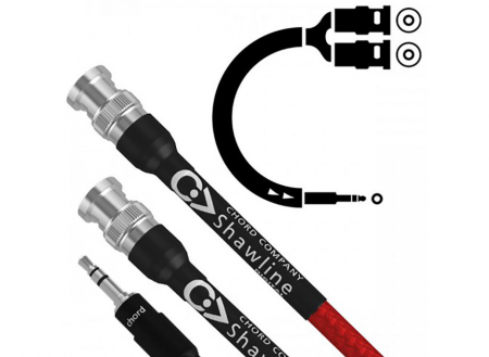 Кабель межблочный аудио Chord Company Shawline Digital 2BNC to Minijack 1m (M Scaler) Custom