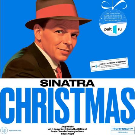 Виниловая пластинка Frank Sinatra - Christmas Sinatra (Transparent Blue Glitter Vinyl LP and Blue Glitter Cover Exclusive at Pult.ru)