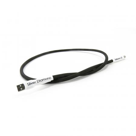 USB кабель Tellurium Q Silver Diamond USB (A to B) 1.0m