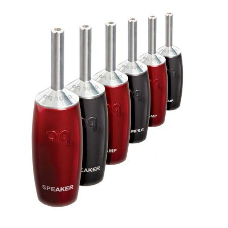 Комплект коннекторов AudioQuest SureGrip 1000 - BANANA Silver, 4 шт