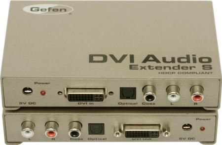 Удлинитель Gefen EXT-DVI-AUDIO-CAT5