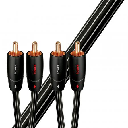 Кабель межблочный аудио AudioQuest Tower 2RCA-2RCA, 20.0 м