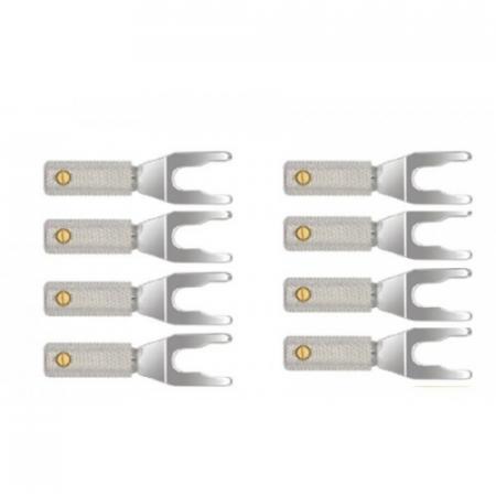 Разъем Wire World Set of 8 Uni-Term Silver Spades w/Sockets