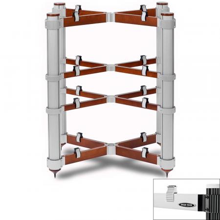Подставка под Hi-Fi компоненты Solid Tech Rack of Silence 4 Reference White/Black