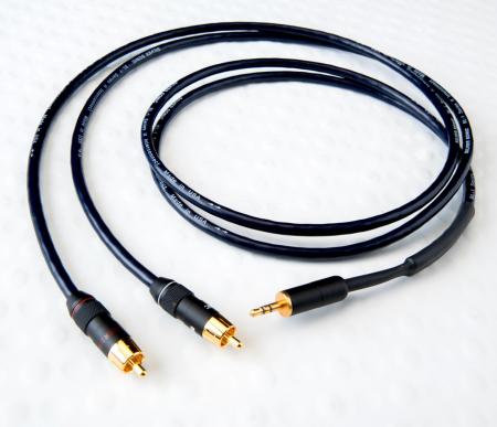 Кабель межблочный аудио DH Labs BL-1 iCable interconnect MiniJack - 2RCA 1,5m