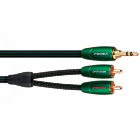 Кабель межблочный аудио AudioQuest Evergreen 1.5m (3.5mm-RCA)