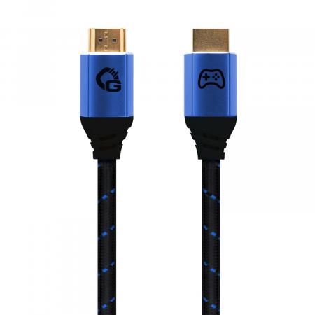 HDMI кабель Oehlbach EXCELLENCE Gaming UHD Ultra High-Speed HDMI 2.1b cable 2.0 m Blue / Black