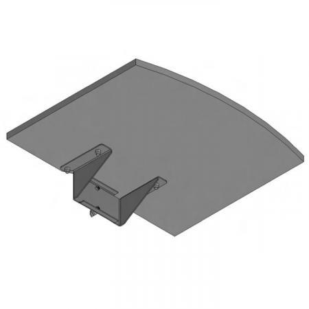 Полка с консолью SMS Flatscreen shelf M/L grey
