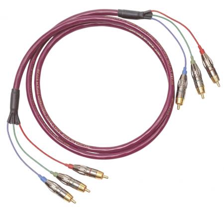 Видеокабель Black Rhodium Magenta х 3 RCA/RCA 1.5 m