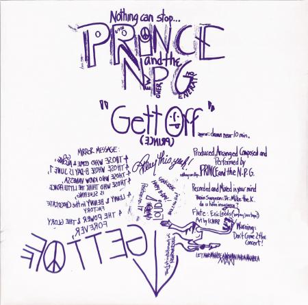 Виниловая пластинка Prince - Gett Off (V12) (Black Vinyl LP)