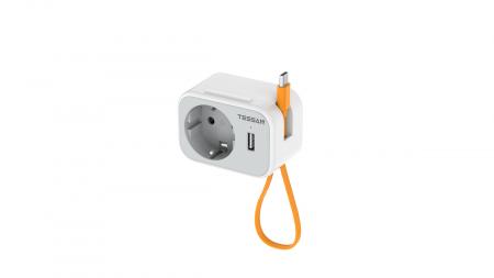 Сетевой фильтр Tessan TS-332 Grey