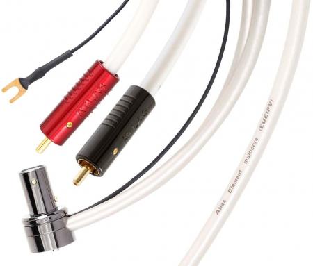 Кабель для тонарма Atlas Element Tonearm 90 - Achromatic RCA - 0.75m