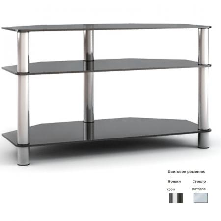 Подставка MD TV12 Flatform (хром/матовое стекло)