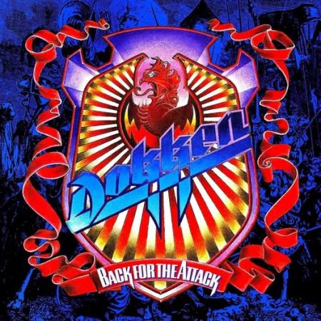 Виниловая пластинка Dokken -  Back For The Attack (Magenta & Sky Blue Vinyls 2LP)