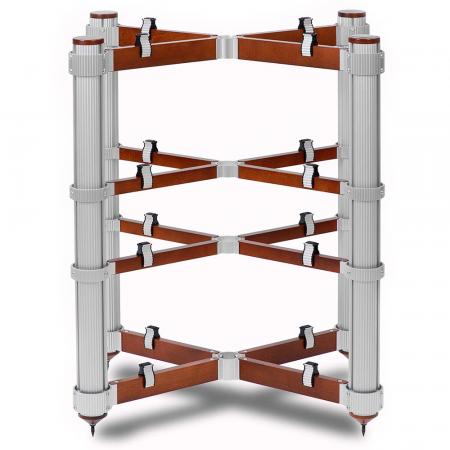 Подставка под Hi-Fi компоненты Solid Tech Rack of Silence 4 Regular Cherry/Silver
