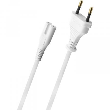 Сетевой кабель Oehlbach PERFORMANCE Powercord C7 5,0m, white (D1C17051)
