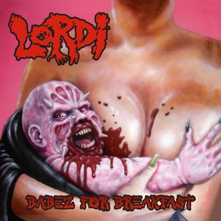 Виниловая пластинка Lordi - Babez For Breakfast (Pink & Red Marbled Vinyl LP)