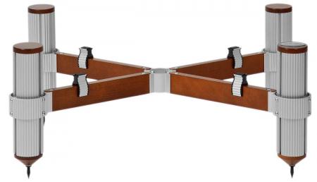 Подставка под Hi-Fi компоненты Solid Tech Rack of Silence 1 Regular Cherry/Silver