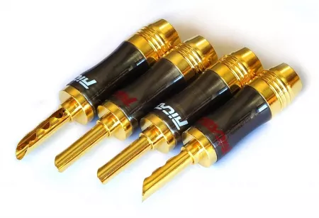 Комплект разъемов Ricable Custom Speaker Banana Hi-Fi (4 шт.)