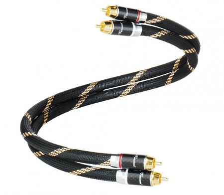 Кабель межблочный Vincent RCA/Cinch-Cable 2x1.0m (aluminium case)