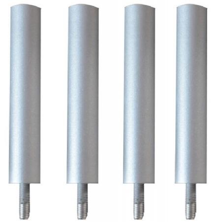 Ножки Quadraspire Columns 19, Silver 256мм (4 шт)