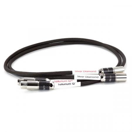Кабель межблочный аудио Tellurium Q Silver Diamond XLR 3.0m