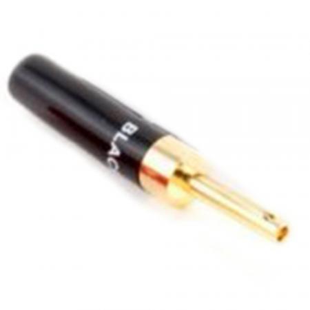 Разъем Black Rhodium Banana plug Gold plated до 4.5 mm black