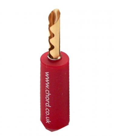 Разъем Chord Company Banana Plug (Screw Type) red