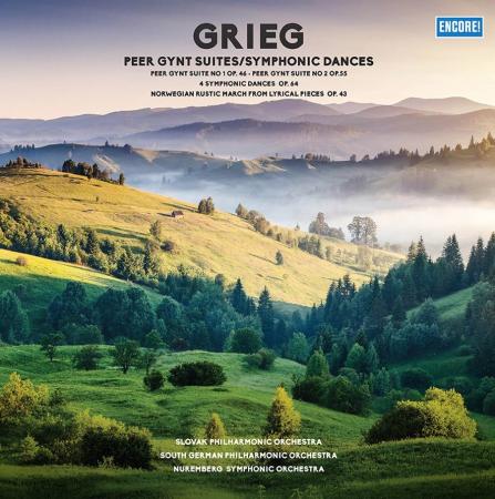 Виниловая пластинка Slovak Philharmonic Orchestra - Grieg - Peer Gynt Suites, Symphonic Dances (Lucky Dip Marble Vinyl LP)