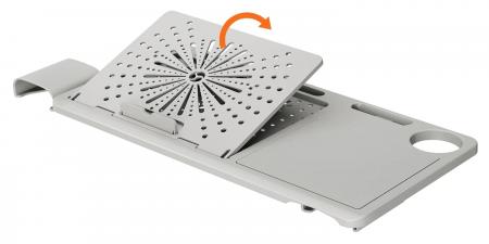 Съёмный ноутбучный столик для кресла FoxGear NETZ NTray Серый