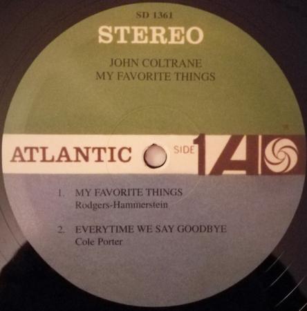 Виниловая пластинка WM John Coltrane My Favorite Things (180 GRAM)