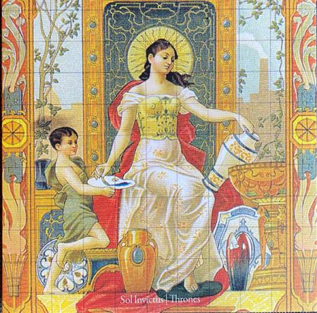 Виниловая пластинка Sol Invictus - Thrones (Yellow/Black Marble Vinyl LP)